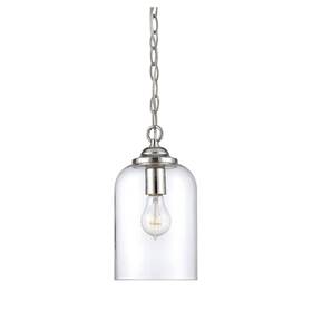 7-702-1-109 Savoy House Pair Of 1-light Pendant Polished Nickel Lot 2