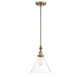 7-9132-1-322 Savoy House - Drake Pendant In Vintage Style-10.25 Inches Tall And 10