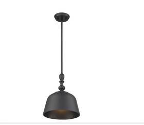 7-3751-1-89 Savoy House 822920286049 Lighting 14 Inch Matte Black Pendant Light Fixture New