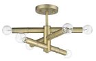 Sb605ab Cfc Lighting Light Mid Century Antique Brass Semi 811319033159