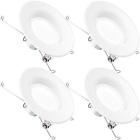 Sc13w5627kt4 Sunco Lighting Recessed Pack Inch Baffle Retrofit Kit 726630036362