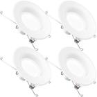 Sc13w565kt4 Sunco Lighting Pack Dimmable Led Retrofit Recessed 726630035976