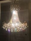 4825 Schonbek Strass Swarovski Crystal Large Exquisite Vintage Modern Chandelier Crystals