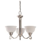 31190-962 Sea Chandelier Gull Nickel Brushed Serenity 3-light Finish Lighting