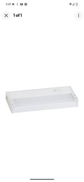 495193s-15 Sea Gull Lighting Generation Vivid Ii Led 7.5 Inch Under Cabinet White/frost -