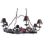 31329 Seafood Hanging 6 Bayside Light Nautical 3 Rack Island Pot Triarch Bronze