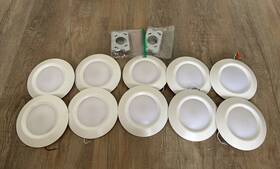 14540s-15 Seagull 14540s15 Lot Of 10 Generation Lighting 4 Inch Traverse Lyte Round 3000k 90cri White