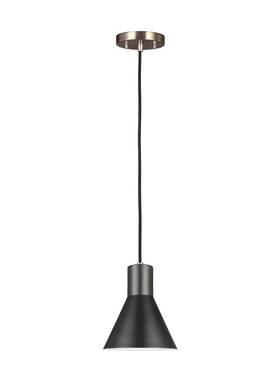 6141301en-962 Seagull Towner Collection 1 Light Pendant Satin Bronze New