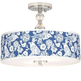 N7956-6h688 Seedling By Thomas Paul Thomaspaul Aviary 16 Inch Wide Ceiling Light