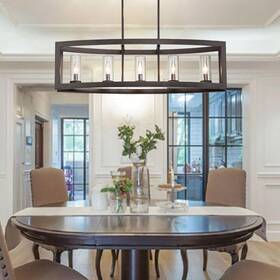 Sefinn Four 657381101859 French Country Farmhouse Chandelier Oil Rubbed Bronze Unique Pen