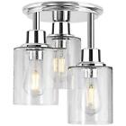 Semi Flush Mount Ceiling Light 3-light Close To Fixtures