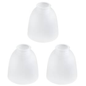 38094 Sewterolyn Sample Sku 3-pack White Frosted Glass Shade Replacements Ceiling Fan Light Covers