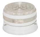 Sf77-097 Nuvo Small White Drum With Crystal And Glass 045923770975