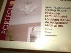 Sf9860 Portfolio Brushed Nickel Etched Glass Mount Light Ceiling 748119098609