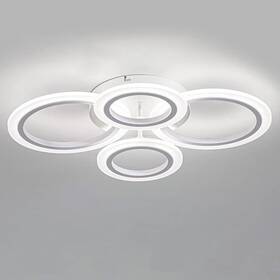 Slgy0402-w Shine Luest 34w Led Ceiling Light With Remote 3000-6000k Dimmable Modern Flush Mount Cei