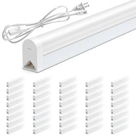 01baa426 Shinestar 40 Pack Led Shop Lights Linkable 4ft 6500k Super Bright White 18w 1800lm
