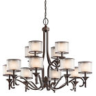 42383miz Ship Light Kichler 12 Mission Lacey Bronze Lighting Free Chandelier