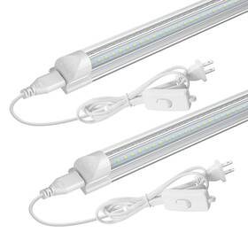 Spn0043tcdw2p Shopled Led Shop Lights 3ft 30w 4000lm 5000k Daylight White V Shape Linkabl