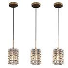 Shupregu Pendant Light Ceiling Crystal Fixture Bronze Finish Lighting