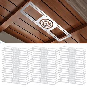 Sidasu 997577228192 48 Pack New Construction Mounting Plate For 3/4/6 Inch Led Downlight Slim Ste