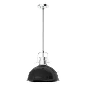 Shpl3391glbk Signature Hardware Grinnell Pendant Single Light Gloss