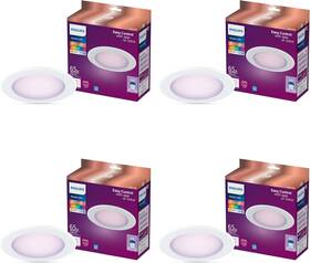 555623 Signify North America Inc. Smart 5-6 Inch Retrofit Recessed Downlight 4-pack 750 Lumens Led Color Changin