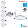 Sj1dl4d-6p10w50rt-od Torchstar Inch Dimmable Recessed Led Ceiling Downlight 045079584808