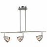 Sl-954-3-bs-cbs Cal Lighting Track With Cone Bruised Steel Shades 020193041062