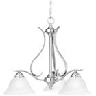 Sl863378 Thomas Lighting Prestige Brushed Nickel Chandelier