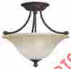 Sl8662-41 Sl866241 Thomas Lighting Harmony Light Semi-flushmount Fixture Satin Pewter