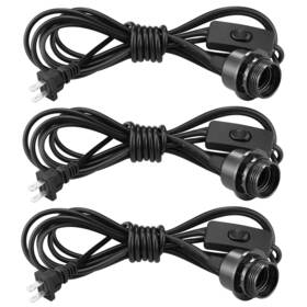 Pdlk-0018 Slyymy 3pack Plug In Hanging Light Kit E26/e27 Vintage Lights With Cord