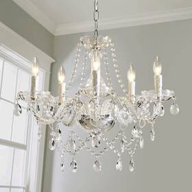 Sm Saint Mossi 706238675309 5 Light Modern Contemporary Elegant K9 Crystal Glass Chandelier P