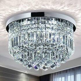 Sm-dy-16061 Sm Saint Mossi Modern K9 Crystal Raindrop Chandelier Lighting Flush Mount Led