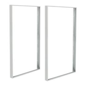 Sokply 747749538370 4x2ft Surface Mount Kit 2 Set Aluminium Mounting Bracket X4