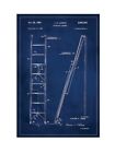 40810275 Stss4915 Stories Ladder Patent Graphic Art Print In Blue