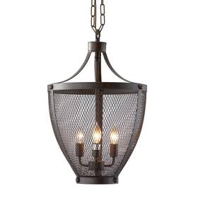 Studio 350 758647700226 Dark Brown Iron Vintage Chandelier 24 X 16 - 15 C 23 Bronze