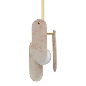Sm24812rjnab Studio M Sm24812rj Megalith 7 Inch W Led Abstract Mini Pendant - Brass