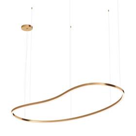 Sm254718bcn Studio M Sm254718 Unity Xl 94 Inch W Led Abstract Linear Chandelier - Brushed