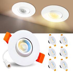 Xsdtd002 Sublimation 2 Inch 5cct Gimbal Led Recessed Lights 360 Rotatable Adjustable Eyeball Dow