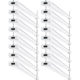 Sunco 810000077496 16 Pack 40w 260w Led Shop Light For Workshop Garage 4ft Plug In Froste