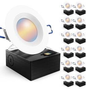 Sunco Cl Fbf3-wh-2760k-12pk 12 Pack 3 Inch Recessed Lighting Led Canless Ultra Thin Flush Mount Ceili