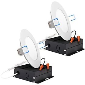 Sunco Lighting 4 Inch Ultra Thin Led Recessed Ceiling Lights Nergy Star 2 Pack