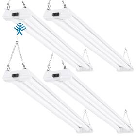 Sunco Lighting 726630037376 Motion Sensor 4ft Led Shop Light Garage Lights Ceiling Plug In Fix