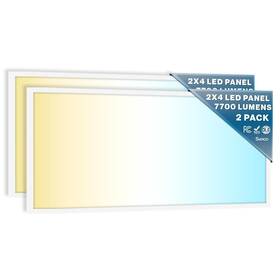 7700 Sunco Lighting 840360602144 2x4 Led Flat Panel Light Drop Ceiling Office Fixture Lm Selectab