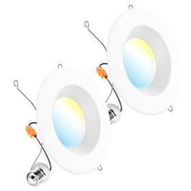 5cct Sunco Lighting 840360606975 Retrofit Led Recessed 6 Inch 2700k/3000k/3500k/4000k/500