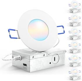 Sl3-8w-27k Sunco Lighting Dl 5k-6pk 3in Recessed Led Lights 6 Pack Canless Dimmable Ceiling