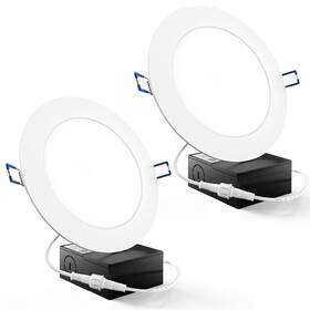 Sunco Lighting Dl Sl6-14w-4k-2pk Recessed 6 Inch Led 50000 Lifetime Hours Etl 2 Pack