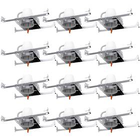 Sun-4nc Sunco Lighting Sun-4nc/ic12pk 12 Pack 4 Inch Recessed Housing Can Light New Construction Ai