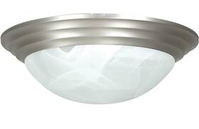 Lighting-f7630-53-led-11 Sunset Lighting 098197907288 Inch 16w Led Flush Mount Satin Nickel Finish