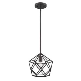F3417-64 Sunset Lighting One Light Cage Harmony Pendant - Dimmable With Provin